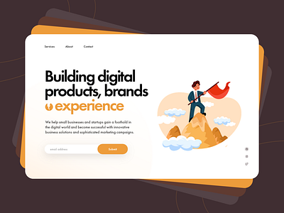 Digital Agency - Landing Page Design 2021 clean digital germany illustration landingpage landingpagedesign landingpages minimal project typography ui ui design uiux ux web web design webdesign webdesignagency websitedesign