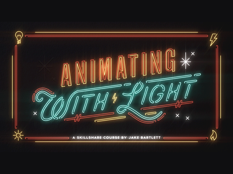 Animating With Light after effects animation class light motion graphics skillshare
