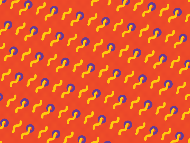 Squiggles gif loop pattern repeat wip