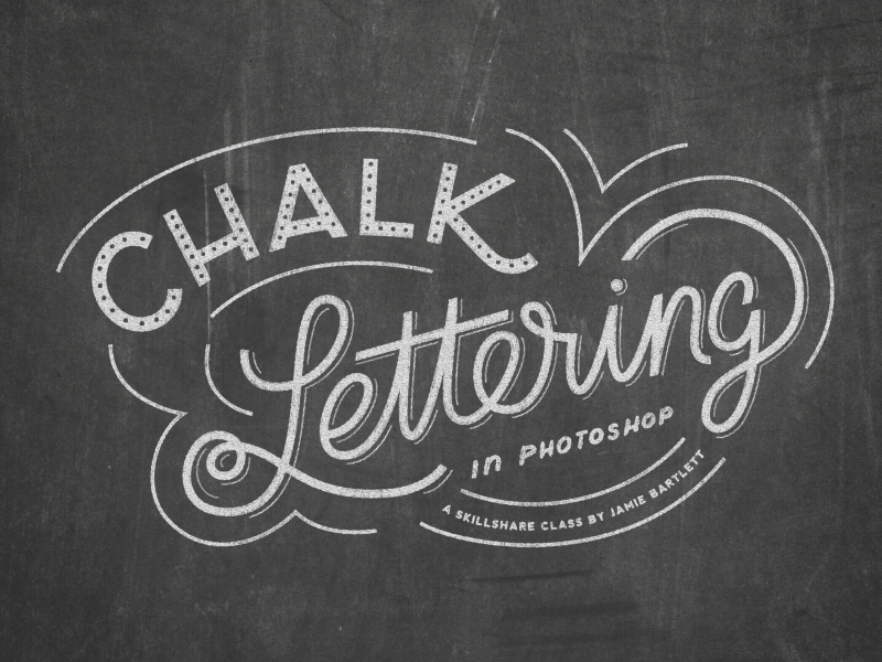 Chalk Lettering In by Jake Bartlett on Dribbble