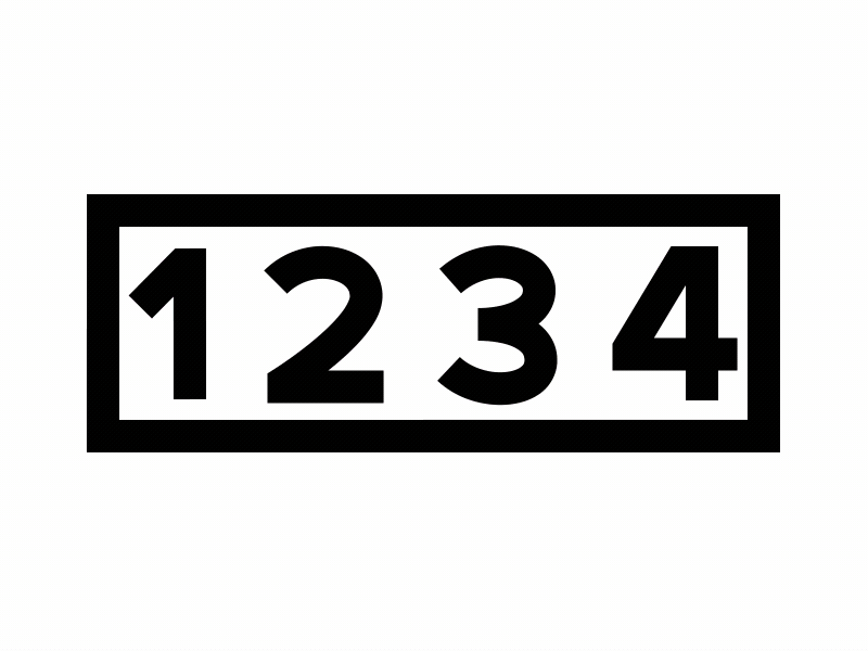 Show Jumping Marker Stickers x12 Numbers 1234 5678 9 10 11 12 150x200mm  -160-N12