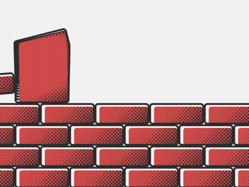 040 - Brick'd 2d after effects animation daily art everydays loop motion graphics