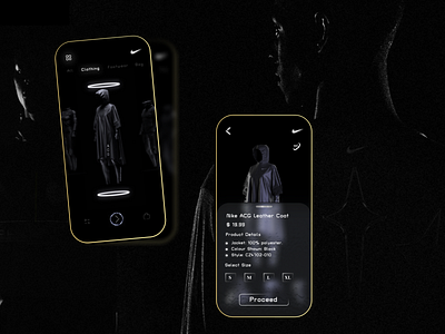 Futuristic Nike lab app