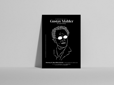 Gustav Mahler - 2nd Symphony illustration poster design