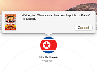 AirDrop 'The Interview' into North Korea