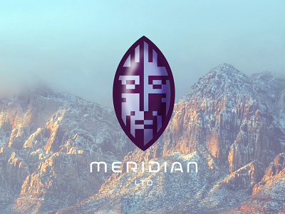 Meridian app brand design branding design illustration illustrator typography ui ux web