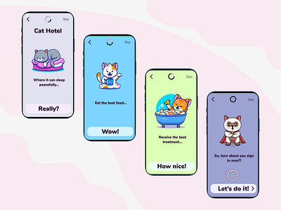 Daily UI #023 - Onboarding 023 cat dailyui dailyuichallenge onboarding
