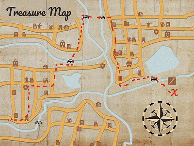 Daily UI #029 - Map 029 dailyui dailyuichallenge map treasure treasure map treasuremap