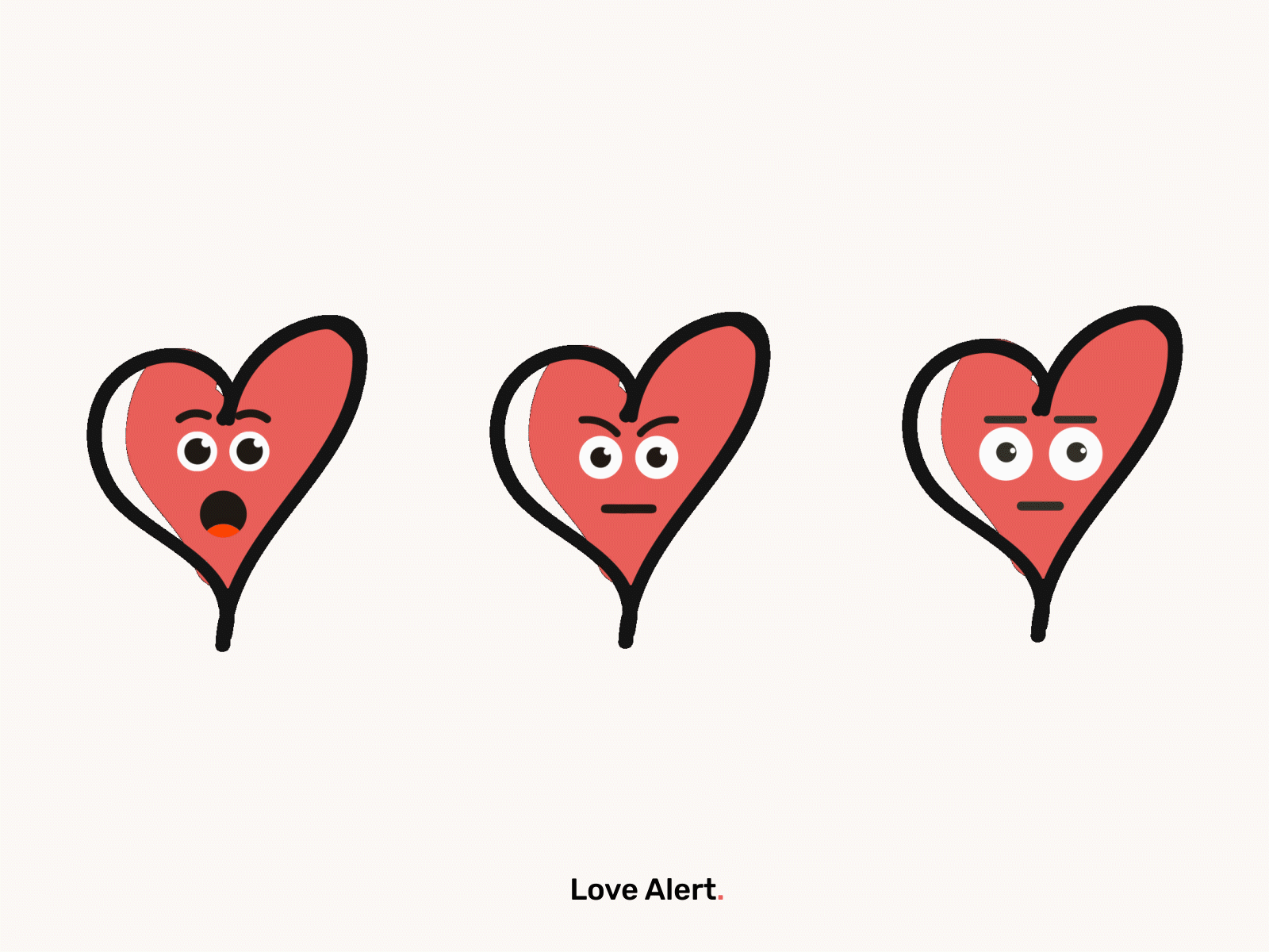 Emotions animation branding cute cute art emoji set emojis flat graphic design heart illustration minimal typography vector