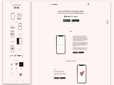 Love Alert app flat icon illustrator typography ui ui ux ui design uidesign uiux user experience user interface design userinterface ux vector web website