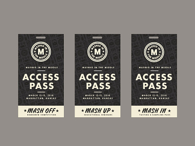 Mashed In Middle Access Passes access pass beer beer fest brew fest competition festival homebrew kansas midwest pass