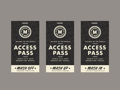 Mashed In Middle Access Passes access pass beer beer fest brew fest competition festival homebrew kansas midwest pass