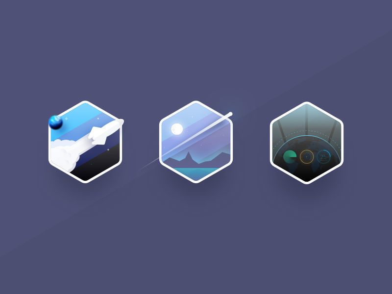 WIP - Iconography for Cisco's Digital Hub galaxy user interface icon library graphic design icons