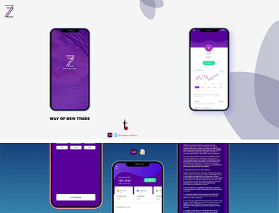 Cryptocurrency App UI Inspiration adobexd app app design appui design illustration ui design uidesign uiux ux