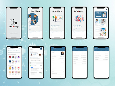 Doctor's Consulting App UI Concept