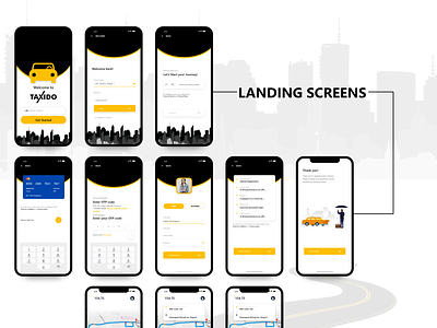 Taxi Booking App UI