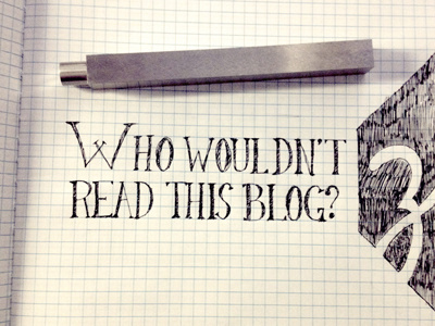 A Replication In Pen blog drawn handwriting hi tek c pen pen type a sketch typography