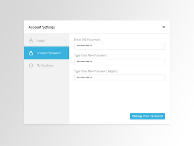 Change Password account flat icons material password ui ux