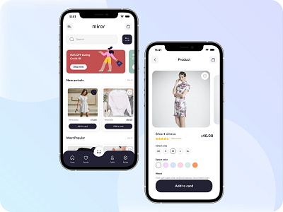 E-Commerce App app application design e comerce figma illustration minimal mobileapp onlineshop shop shopping app ui ui design ux