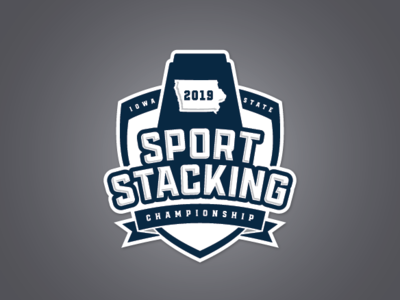 Sport Stacking Logo championship cup stacking illustration logo sport stacking sports sports logo vector