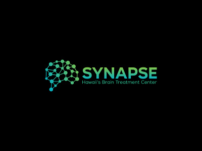 SYNAPSE brain logo clinic logo hospital logo medical logo minimalist logo modern logo pharmacy logo phycology logo physiotherapy tech logo