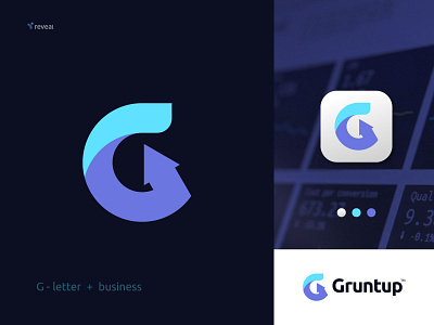 Logo Desig for Gruntup - G Modern Letter Logo Mark