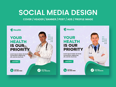 Medical Health Social Media Post Design - Social Media Post