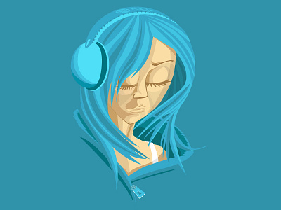 Get Lost in the Music illustration illustrator music