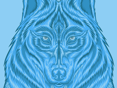 Shadowland Wolf illustration vector wolf