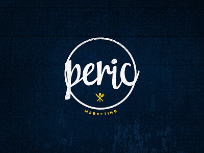 Peric Marketing branding font identity illustration illustrator logo script vector wordmark