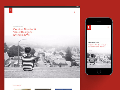 Personal Portfolio design designer liph mobile portfolio ui webdesign website