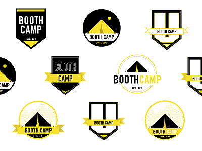 Booth Camp badges badges branding education icon iconset illustration illustrator logos typography vector