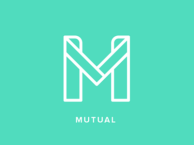 Mutual Logo branding identity illustration logo simple vector
