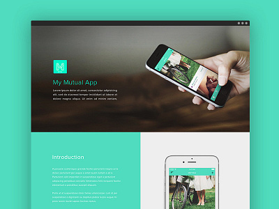 Mutual Website app digital homepage sketch ui uxui webpage website