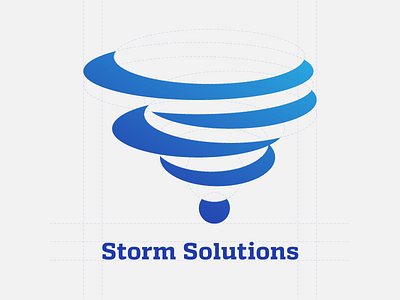 Storm Solutions Logo branding concept illustration logo solutions storm tech vector wifi