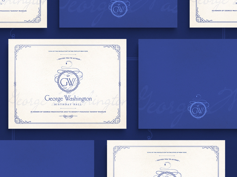 GW Birthday Ball 2018 logo ball museum nyc birthday cards print invitation