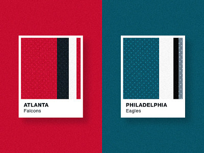 Jersey Chips Series color football jerseys pantone patterns sports textures