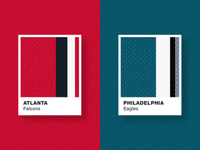 Jersey Chips Series color football jerseys pantone patterns sports textures