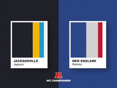 Jersey Chips Series: Championship Matchups color football hue jerseys nfl pantone patterns sports textures