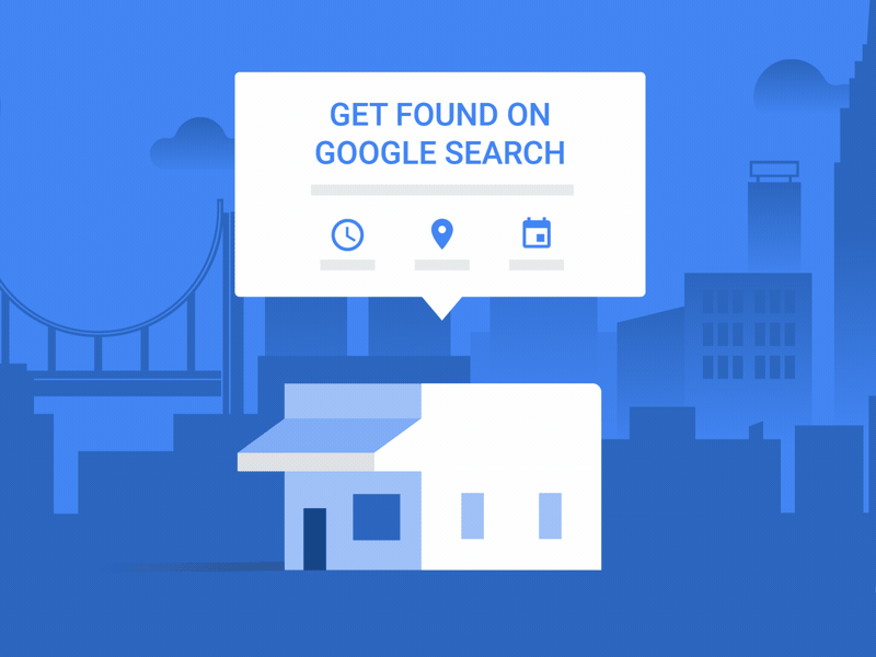 Local Business Workshops illustration city store google simple vector buildings local businesses