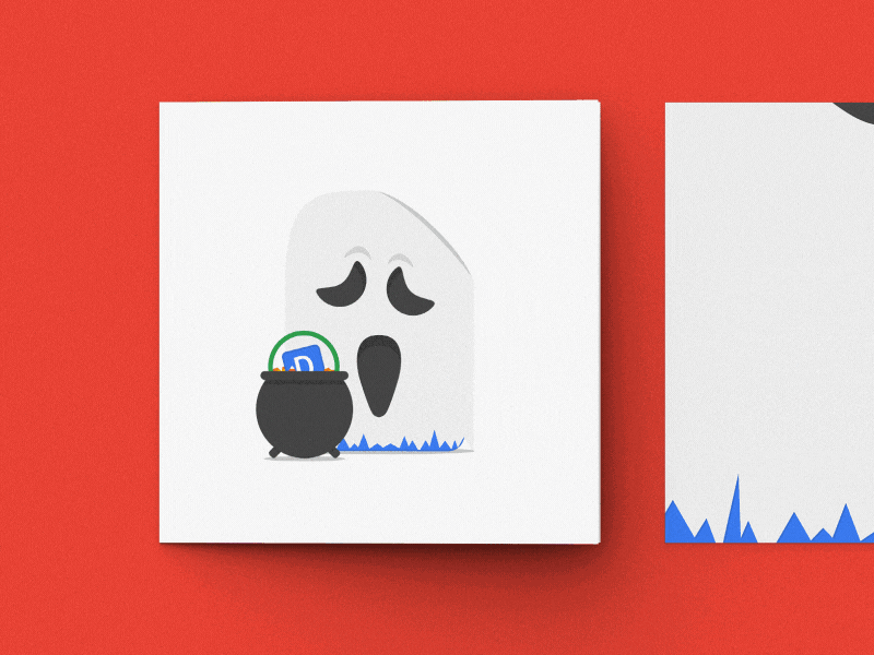 Halloween Cards mummy dracula ghosts motion ae halloween print cards illustration vector