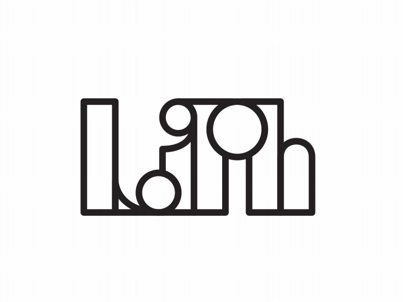Liph Logo Animation ae animation branding bw identity logo motion motion design simple stroke
