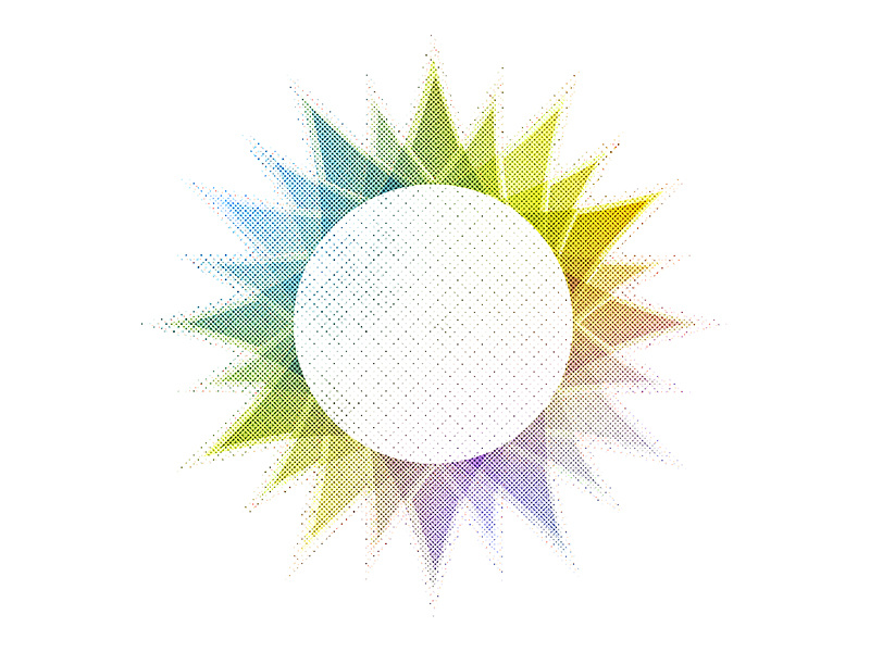 Summer 2018 shapes textures hue illustration color sun summer