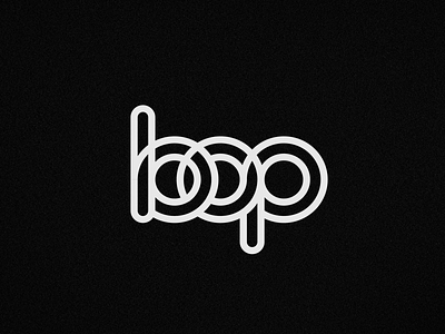 Loop Wordmark branding identity illustration logo simple typography vector wordmark