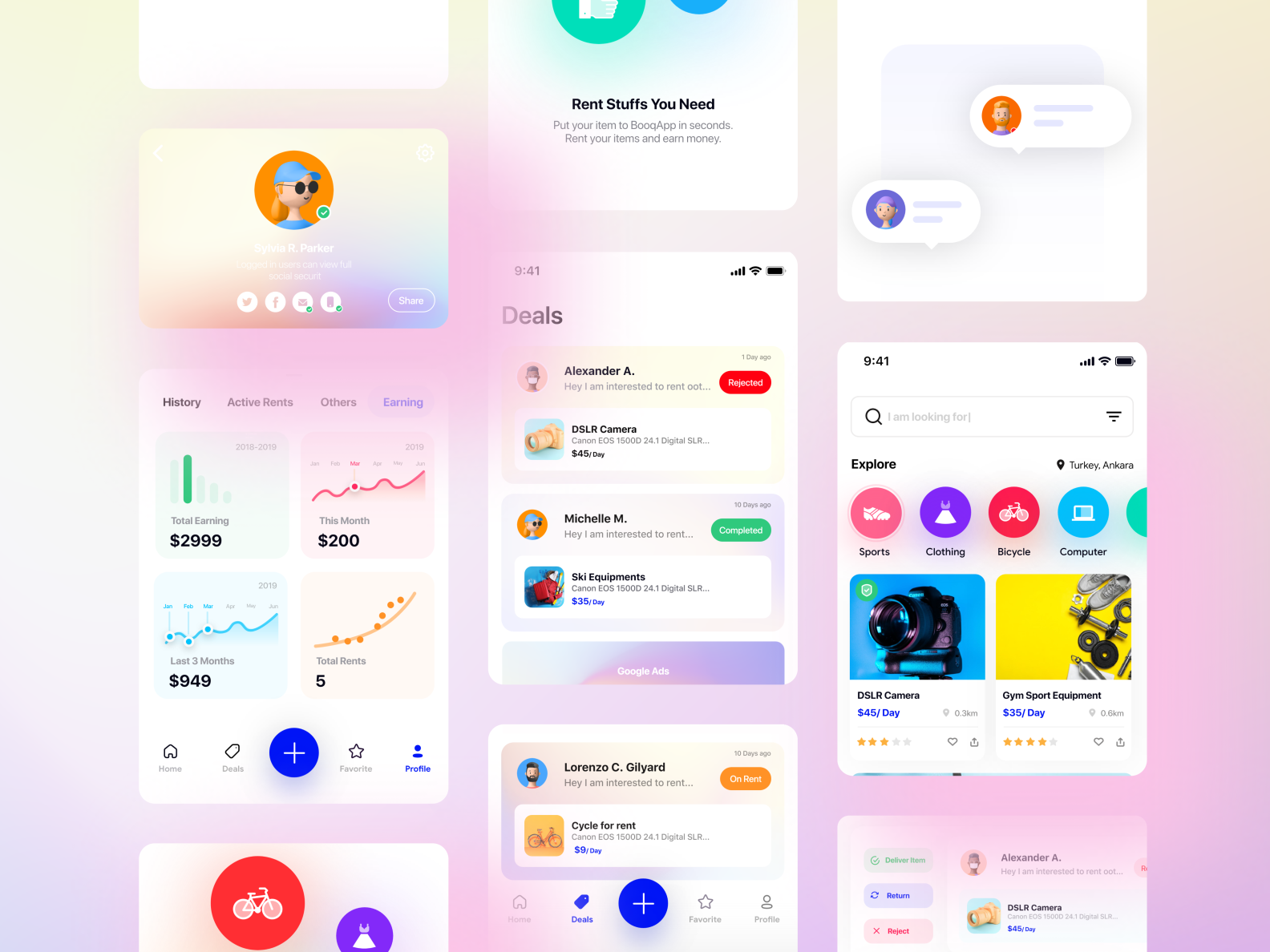 Booq App by 尺卂爪卂几 on Dribbble