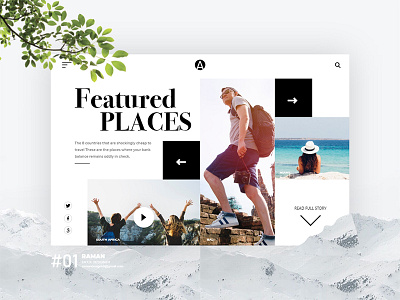 Travel Web Concept