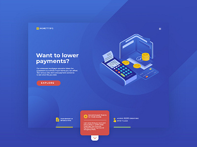 Moneytips Web App Design