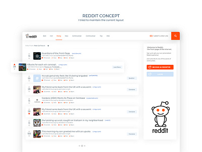 Reddit Concept