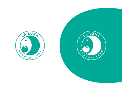 Laluna Logo Design acupuncture circle elephant health icon logo logodesign mark minimal moon