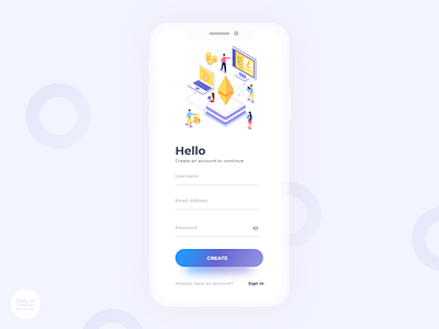 01  Sign Up Daily Ui Challenge